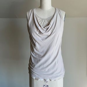 Brunello Cucinelli silk lined tank top